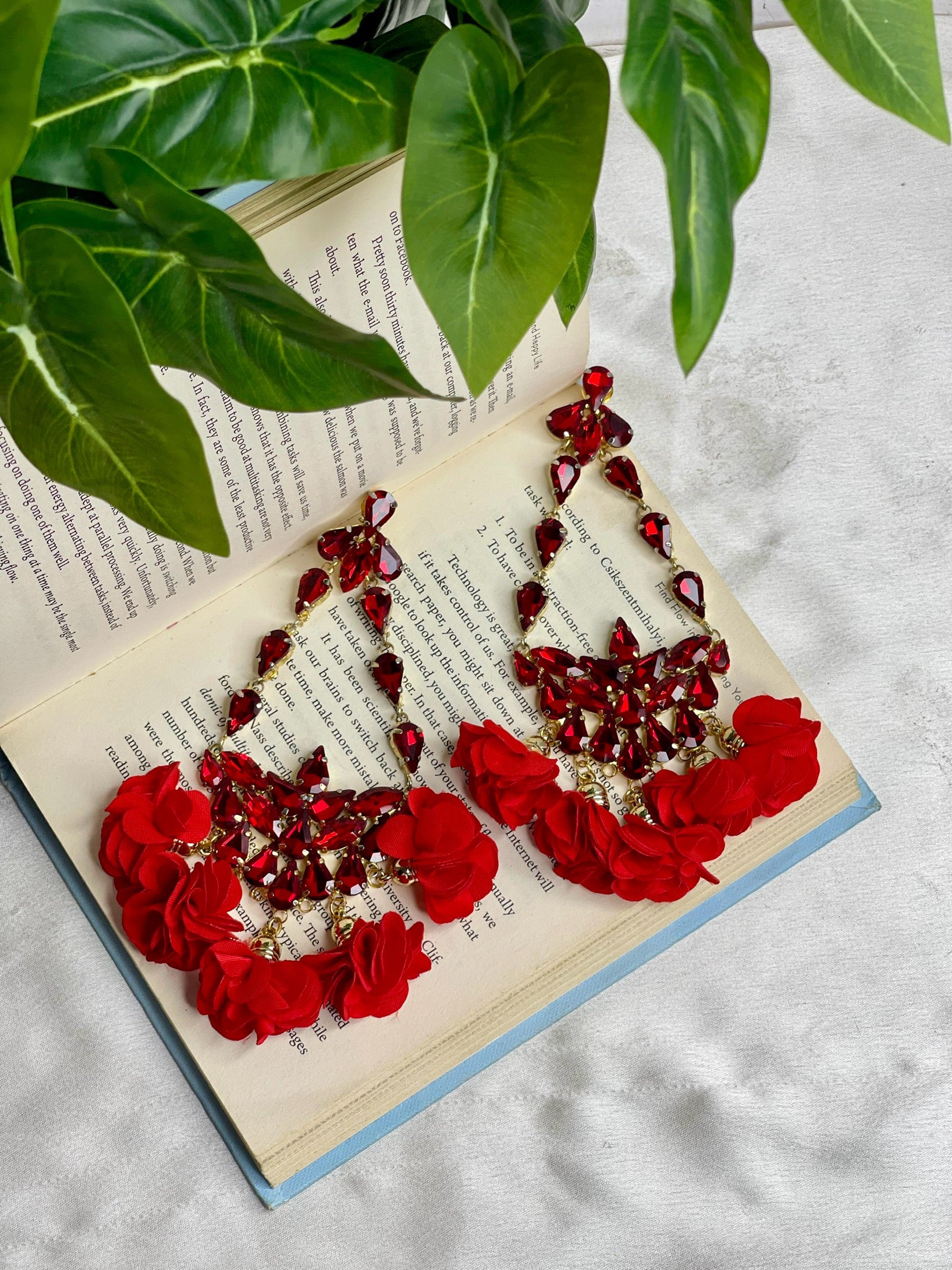 Red Radiance Earrings