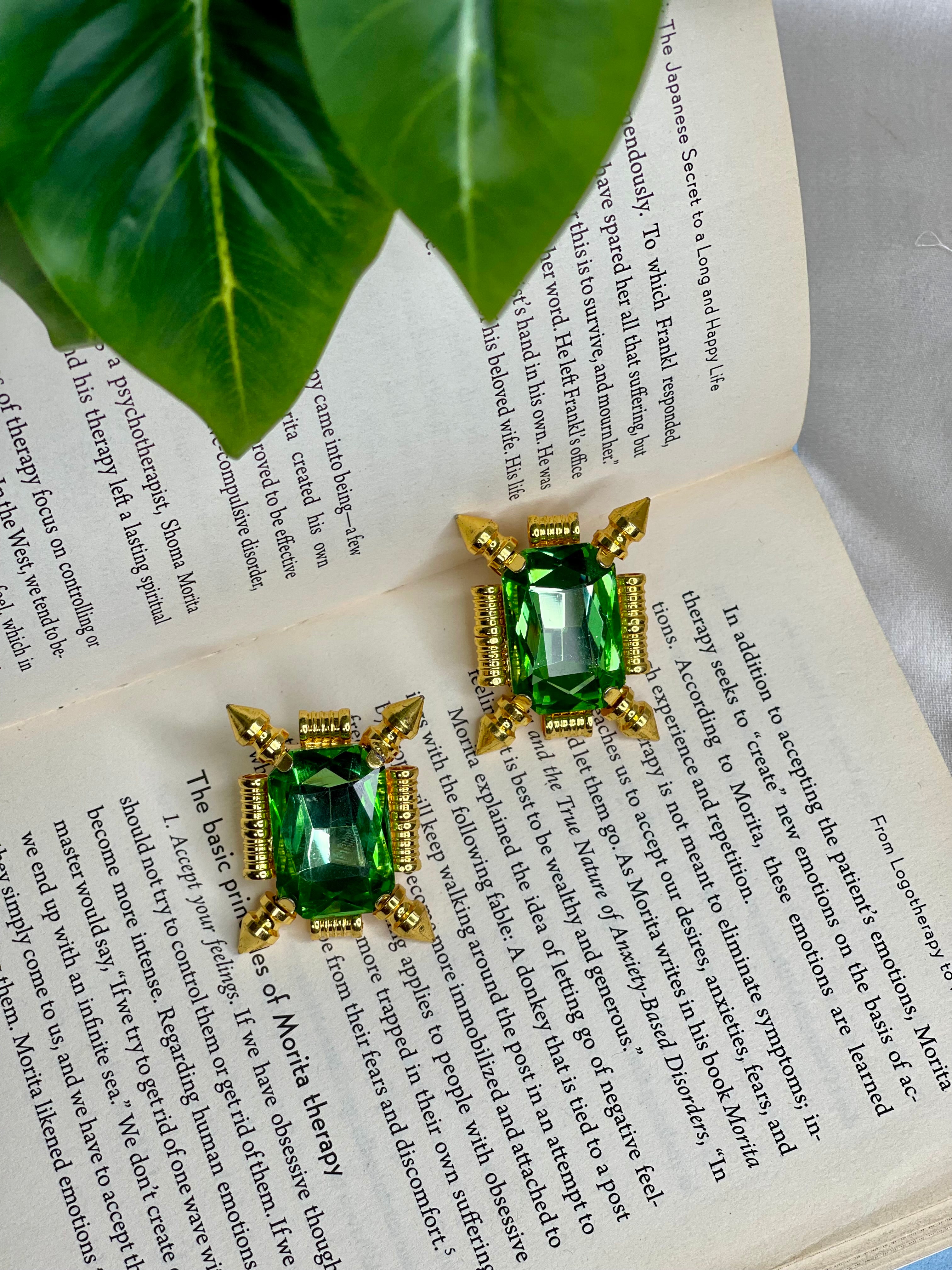 Green Bullet Studs
