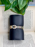 White Multicolour Leather Bracelet
