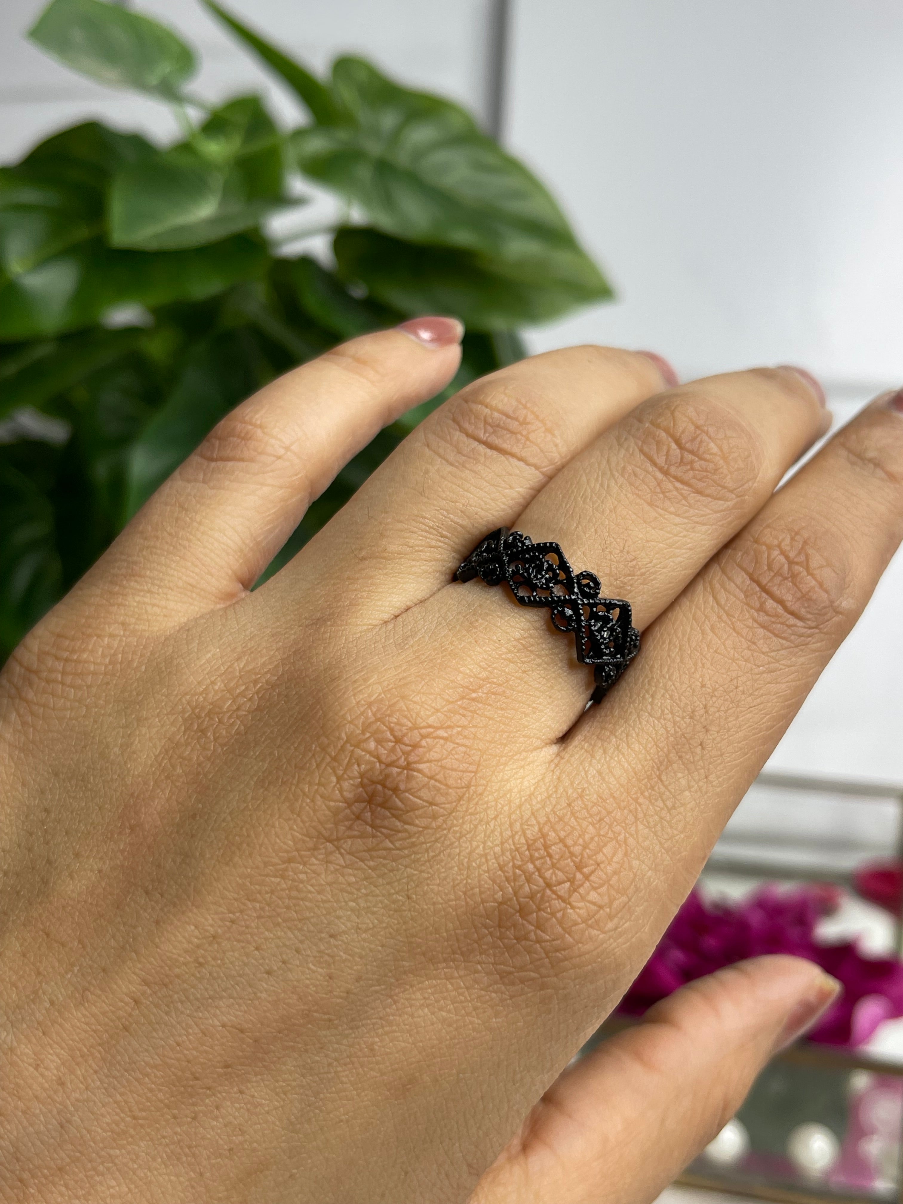 Black Midnight Ring