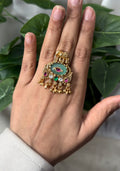 Mint Rajwada Elephant Ring