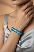 Ocean Blue Crystal Bracelet
