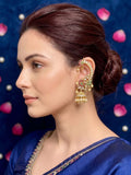 Multi Sunehri Jhumki Earcuff Earrings
