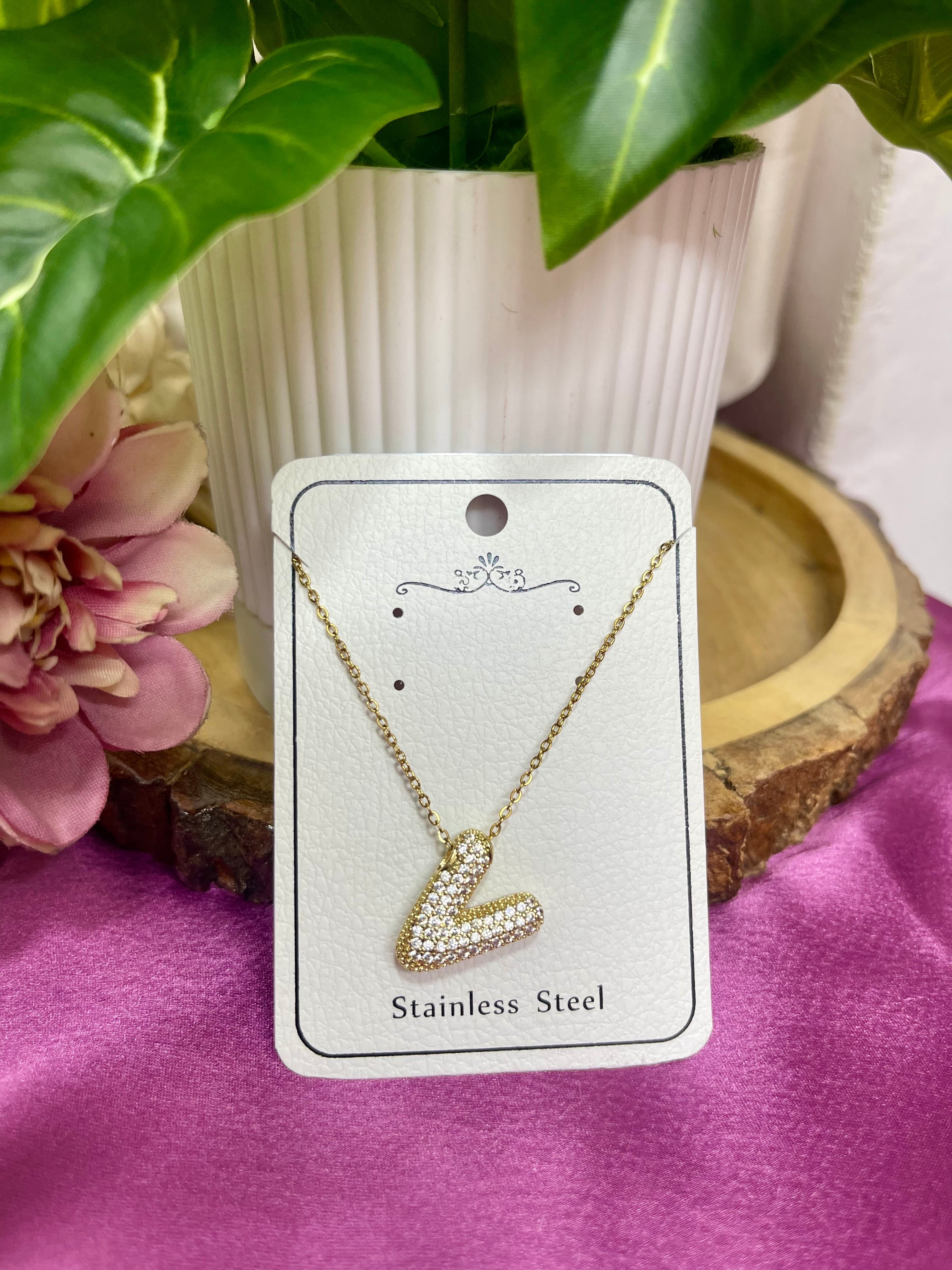 Golden Initial Personalised Necklace