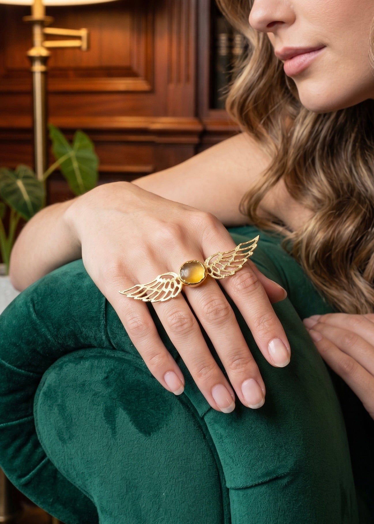 Yellow Wings Ring
