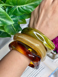 Fiesta Resin Bangle Stack