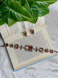 Peach Glimmer Neckpiece Set
