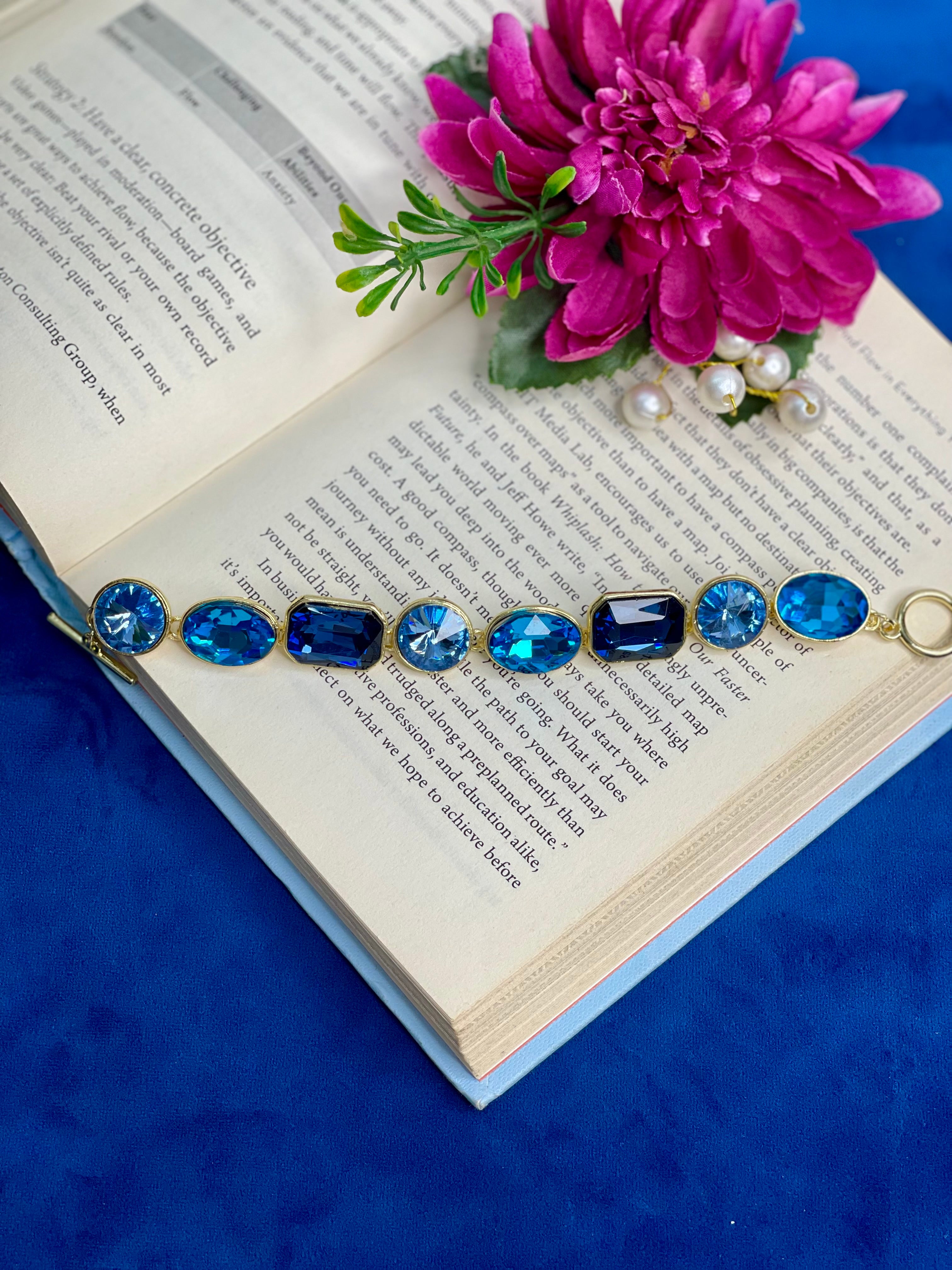 Sapphire Royale Crystal Bracelet