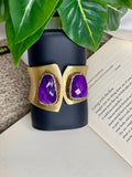 Lavender Gold Gemstone Handcuff