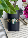 Emerald Gemestone Luxe Cuff