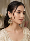 Ruby Jadau Jhumka Earrings
