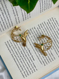 Bird Statement Stud Earrings