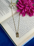 Multi Rectangular Charm Necklace