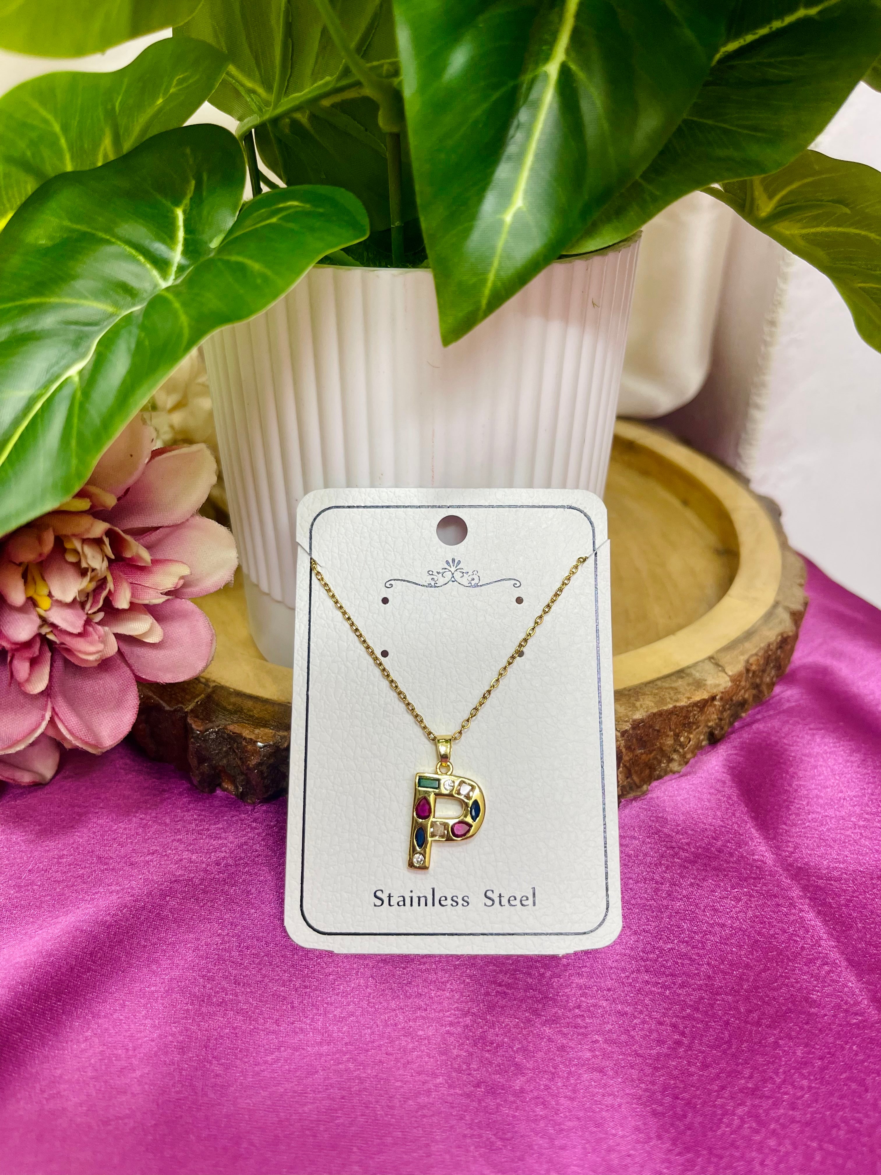 Multi Initial Personalised Necklace