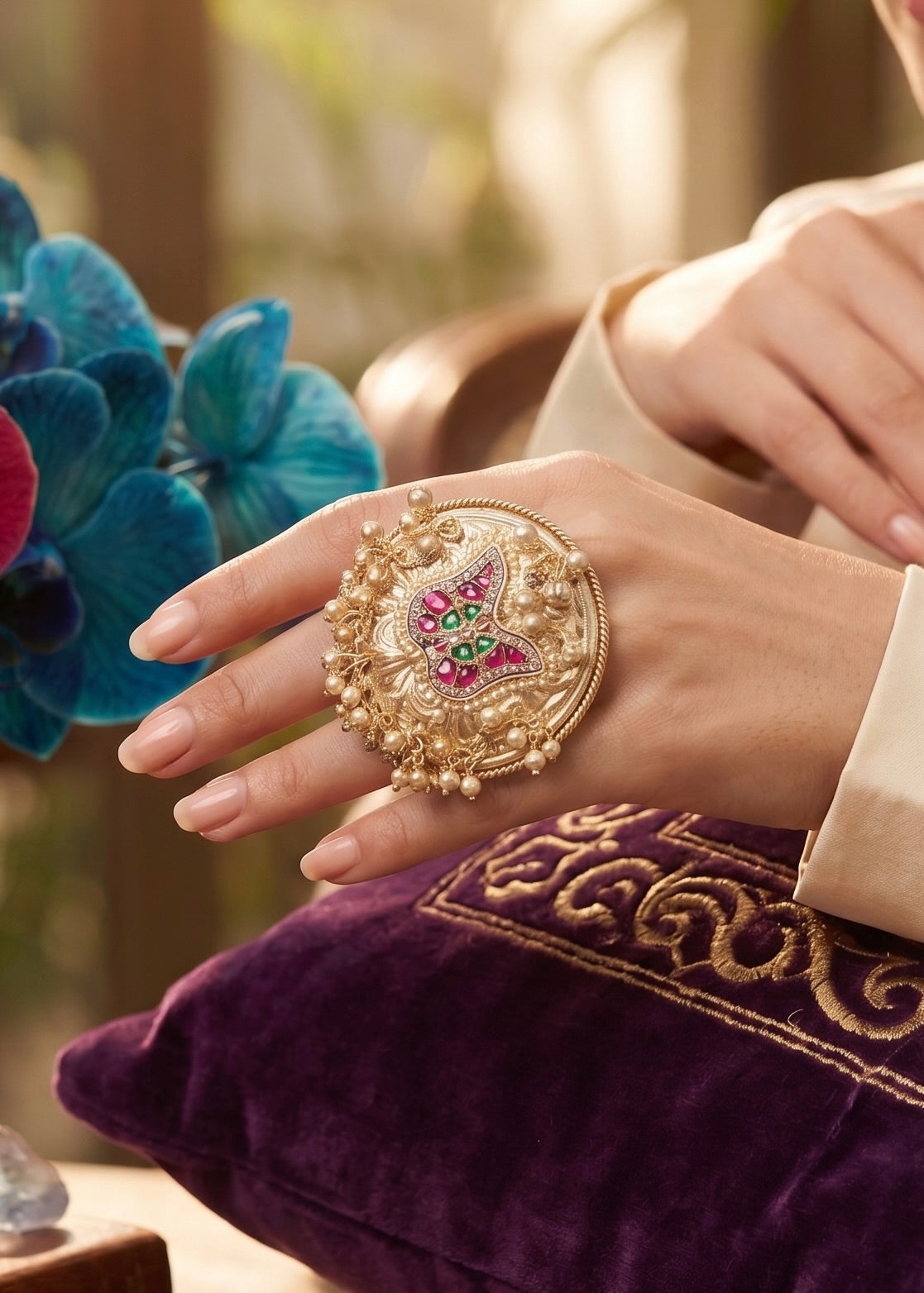 Ruby Butterfly Ring