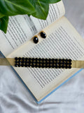 Black Crystal Neckpiece Set
