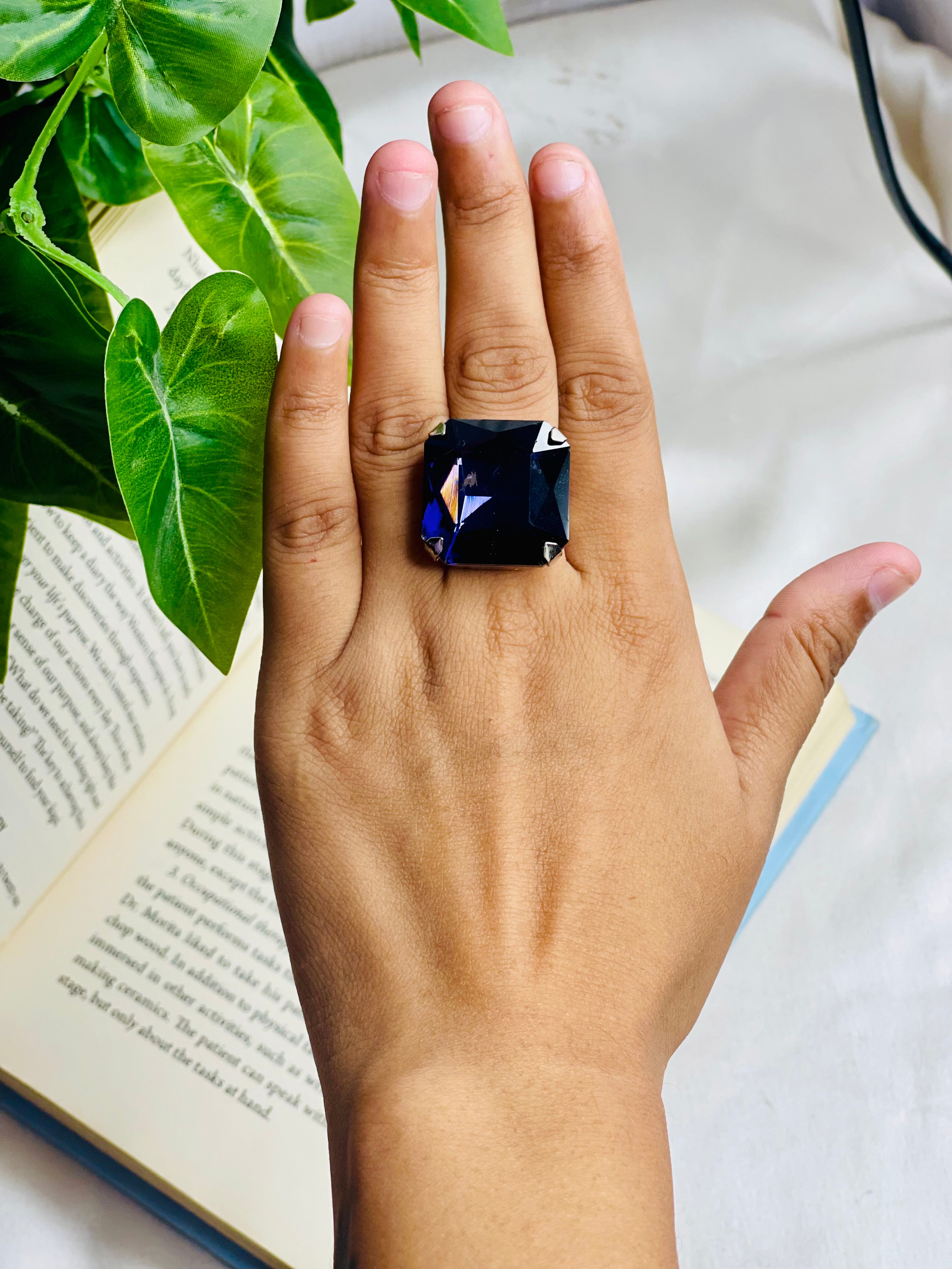 Purple Square Ring