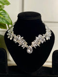 Crystal Bloom Statement Choker