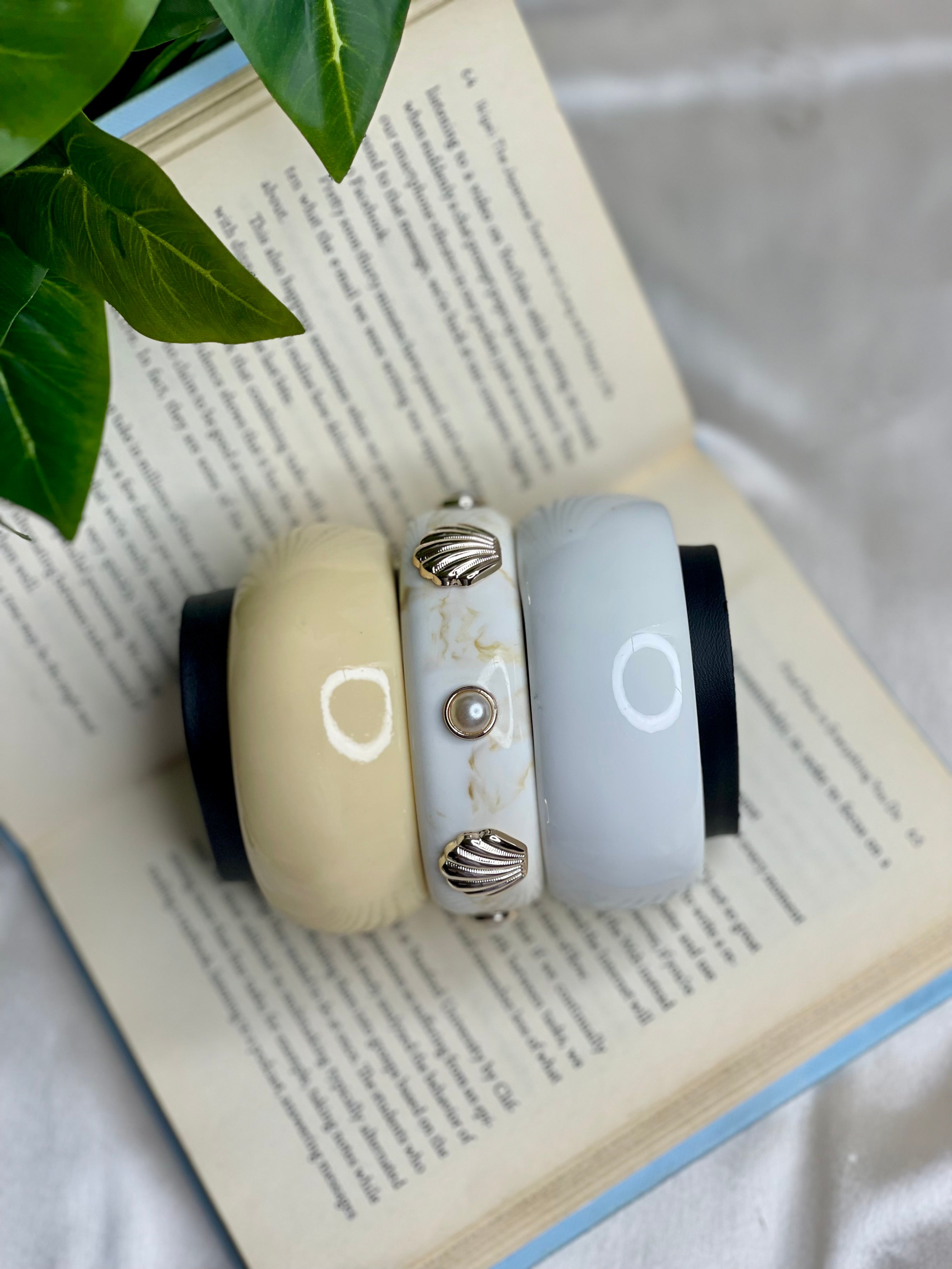 Ivory Resin Bangle
