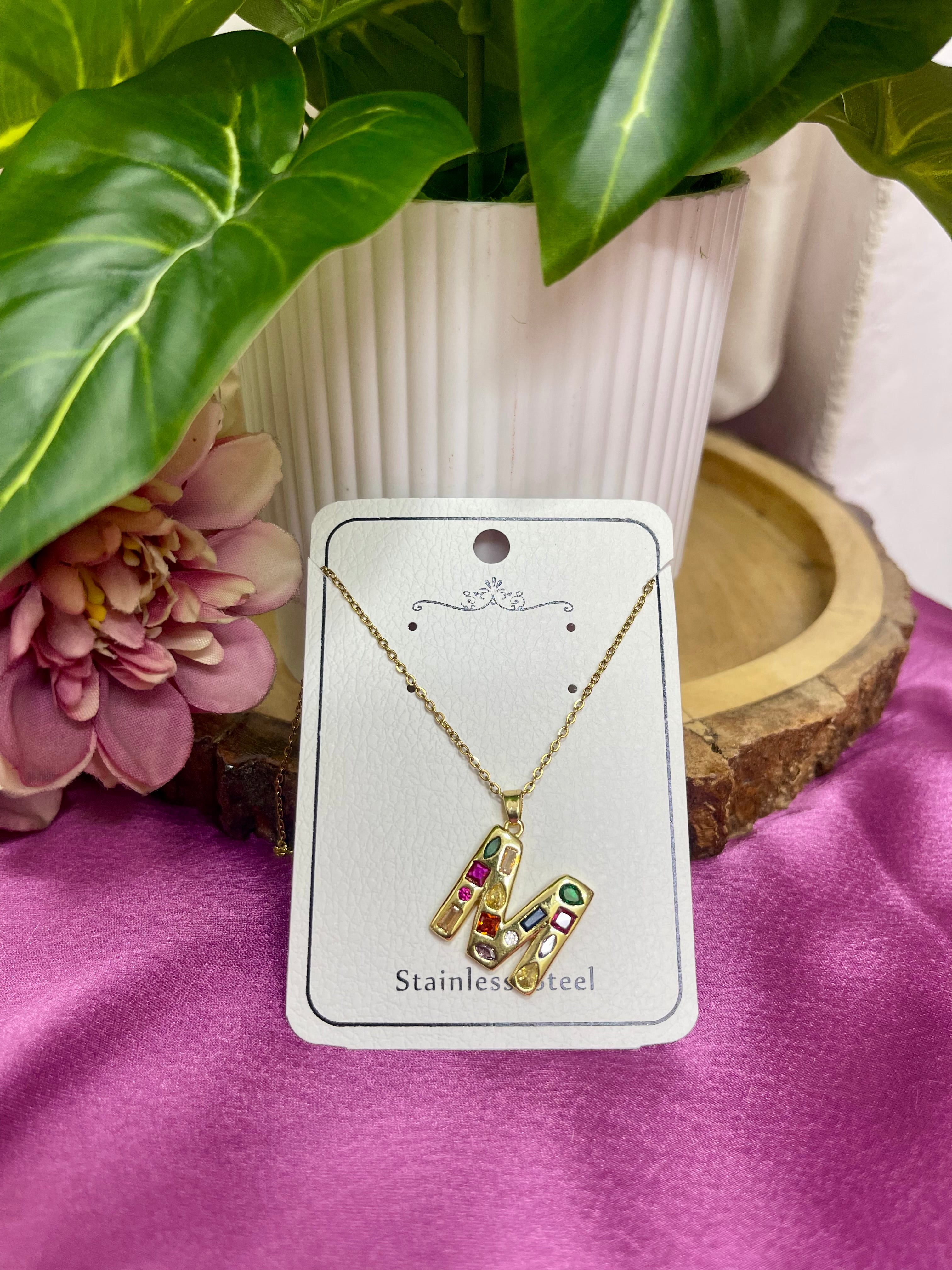 Multi Initial Personalised Necklace