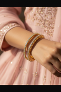 Crystal Line Bangles