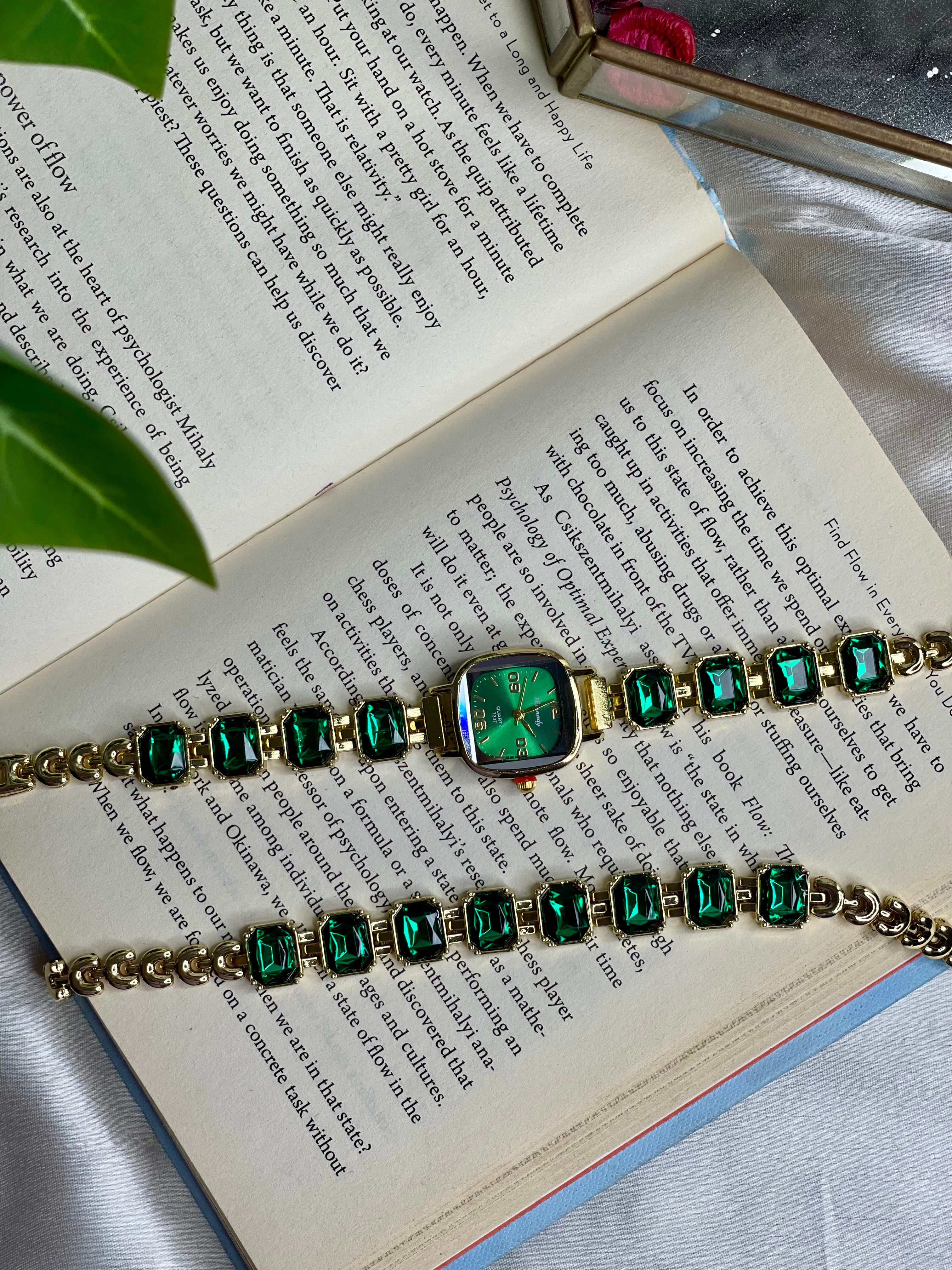 Emerald Boss Babe Bracelet Watch