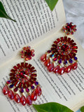 Red Lumina Earrings