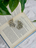 White Zenith Earrings