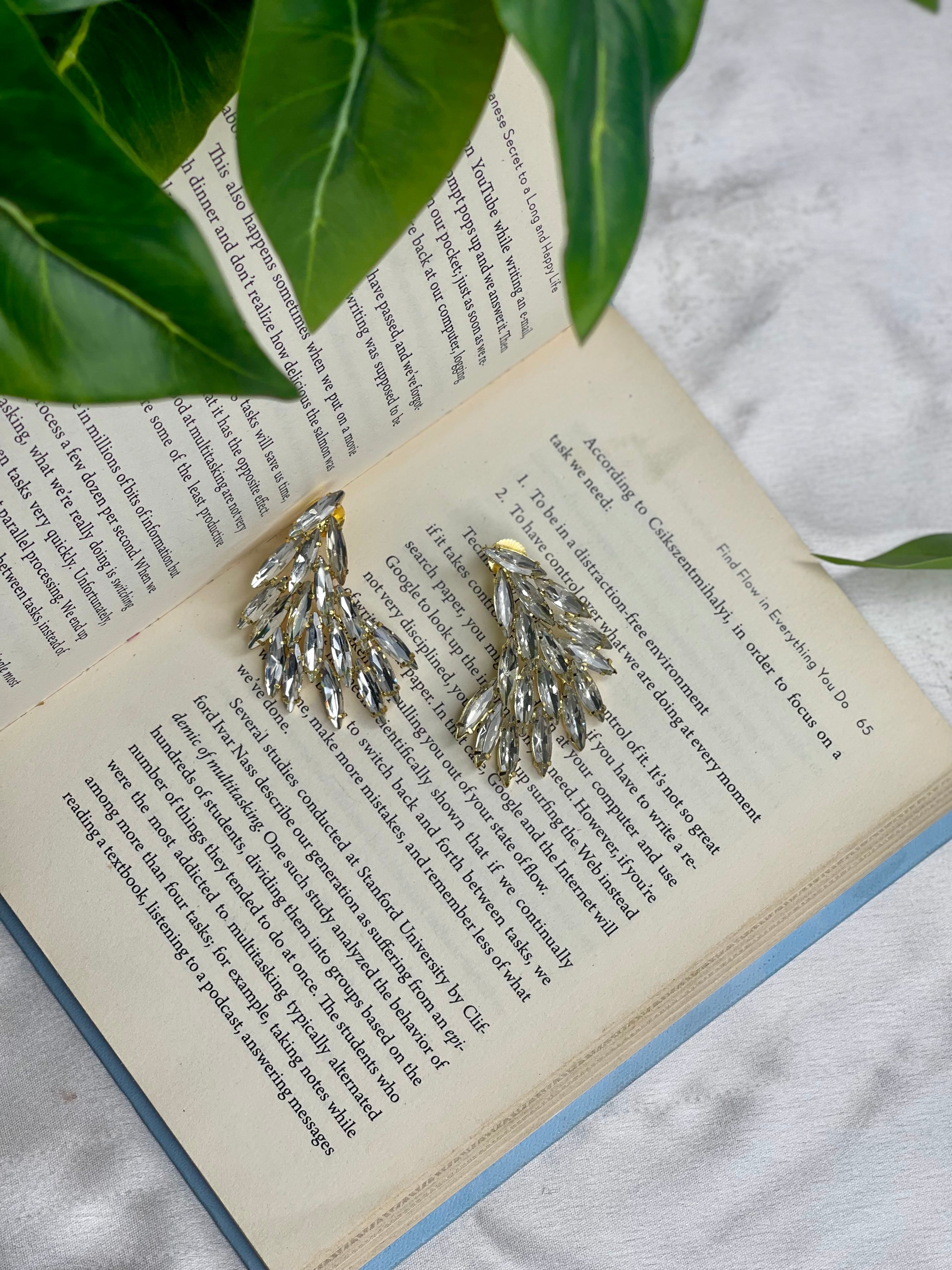 White Zenith Earrings