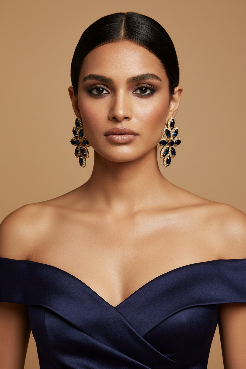 Riyal Blue Midnight Earrings