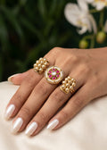 Ruby Gulnaar Two Finger Ring
