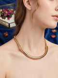 Sleek Line Golden Necklace