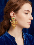 ⁠Multi Eira Kashmiri Earcuff Earrings
