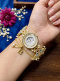 Pink Swan Kashmiri Watch