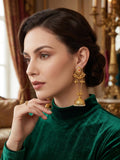 Saffron Riwaayat Kashmiri Jhumki Earrings