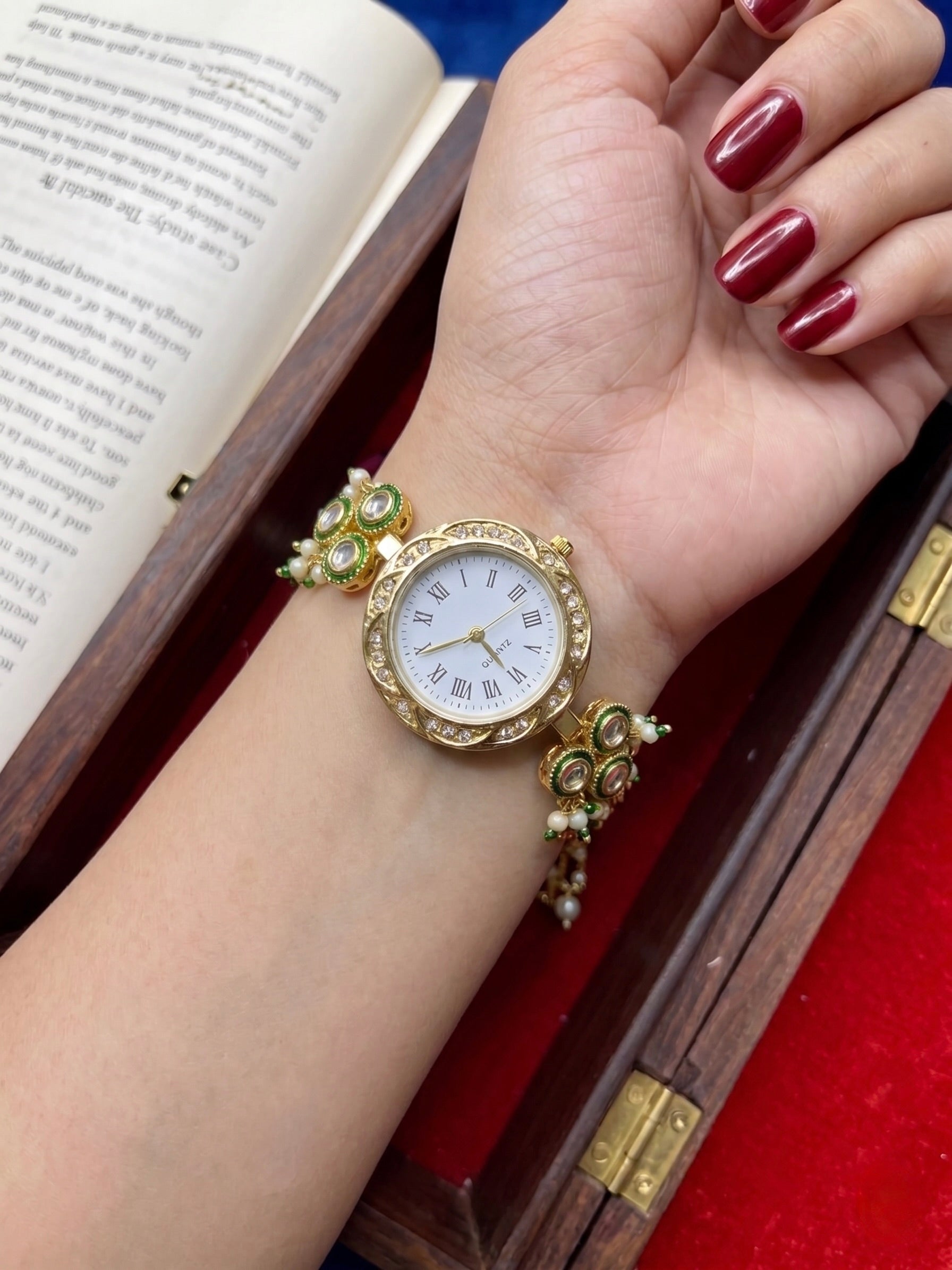 Green Noorani Kashmiri Watch