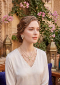 Noor Pearl Layered Necklace Set