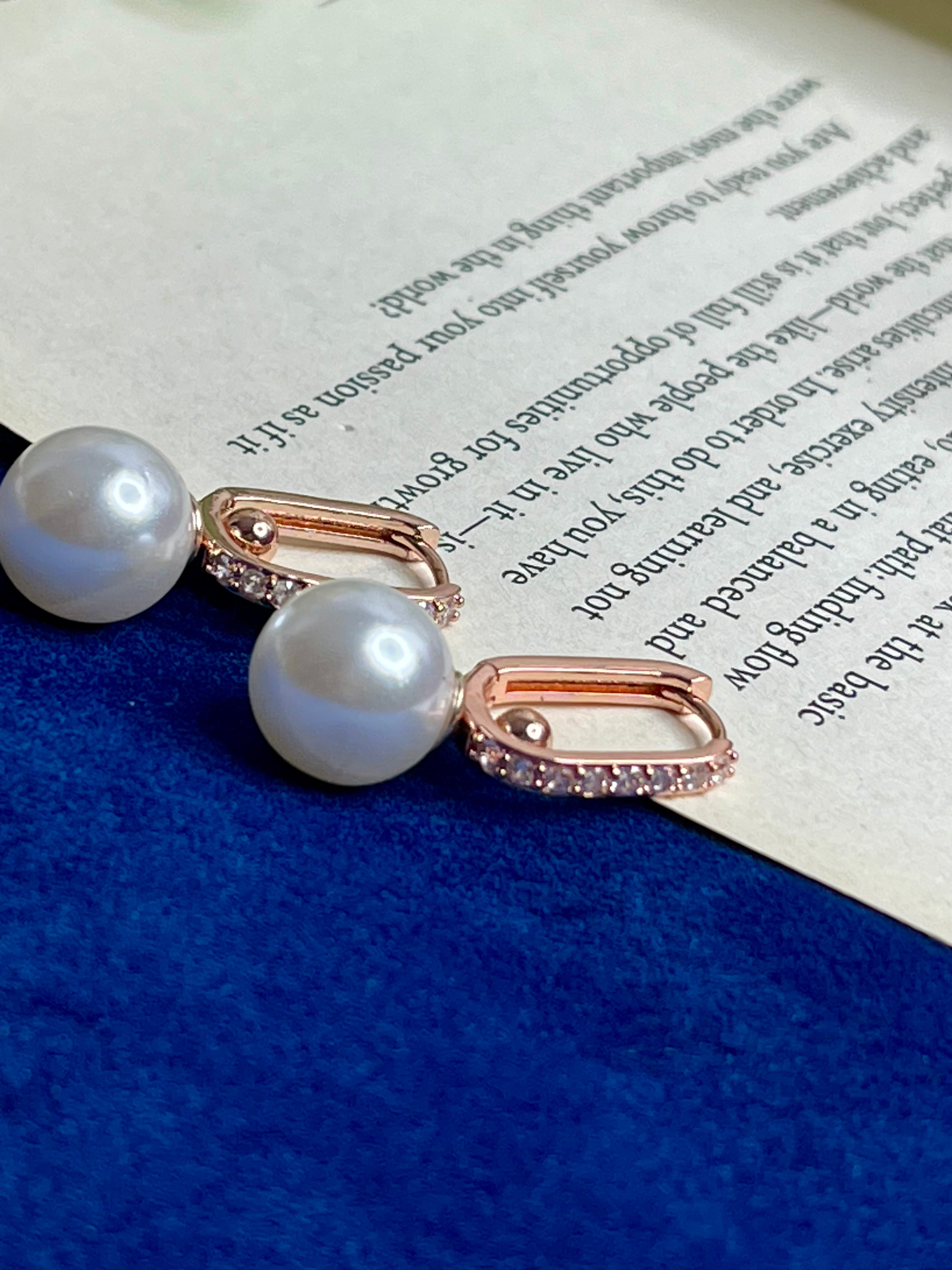 Rose gold Bliss Studs