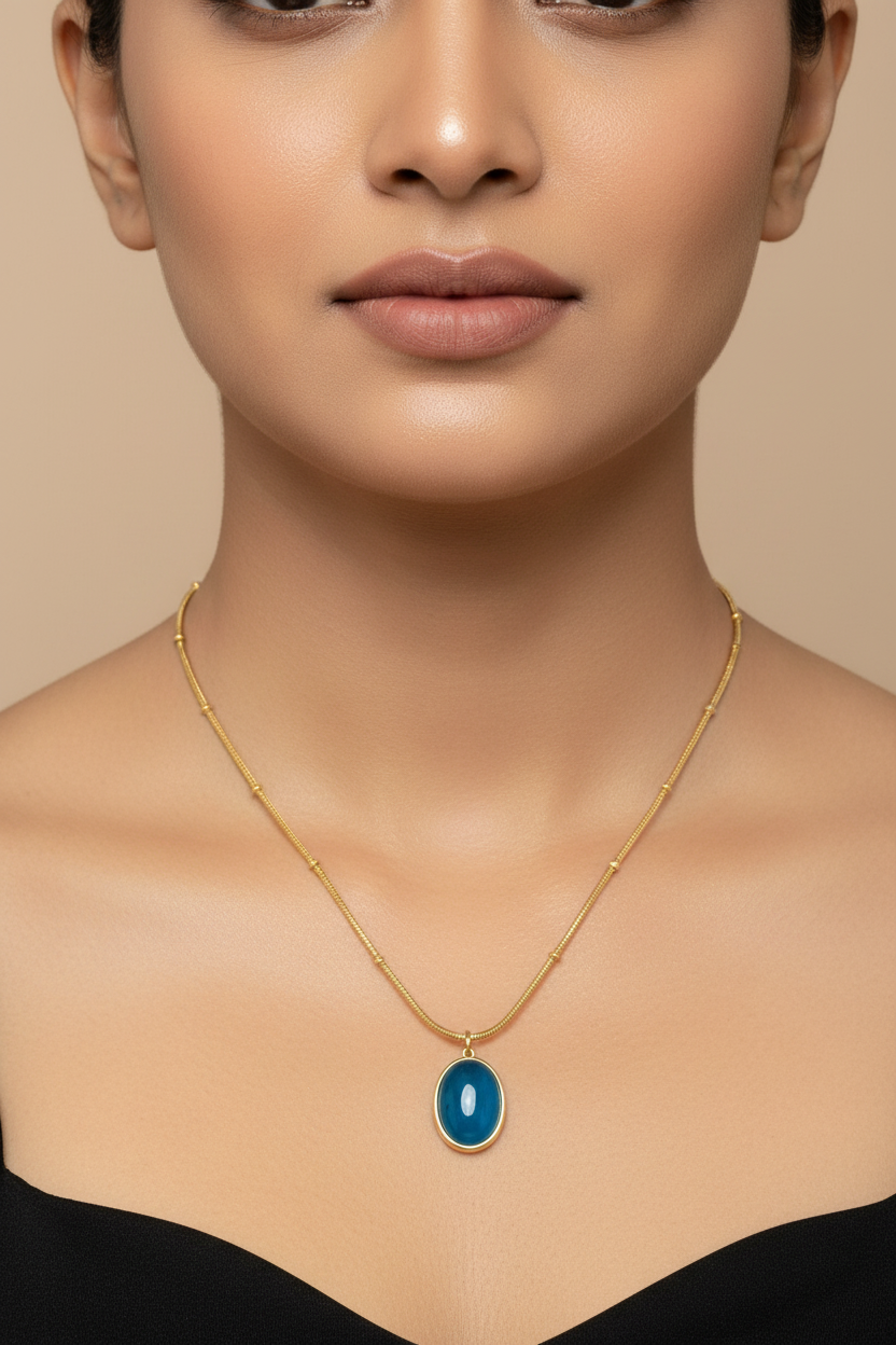 Ocean Aura Stone Necklace