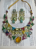 Yellow Vantara Wedding Aura Necklace Set