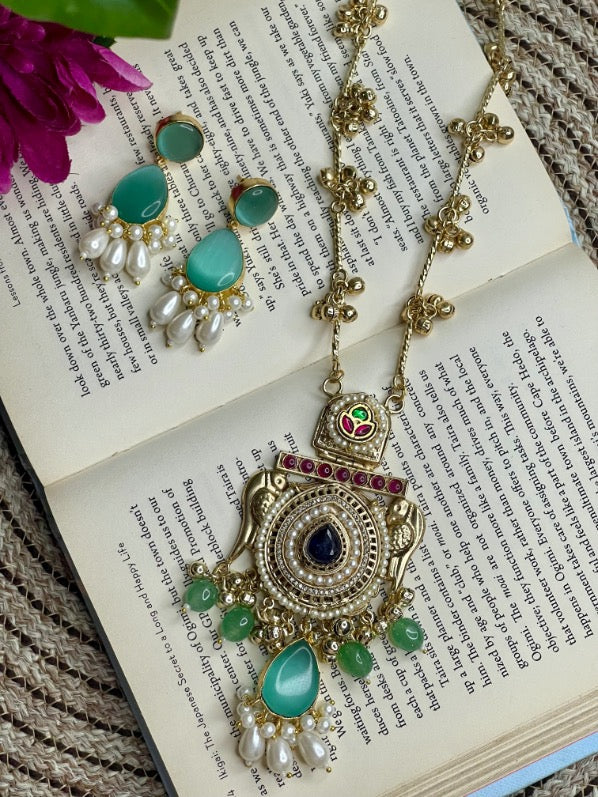 Heritage Multicolour Pendant Necklace
