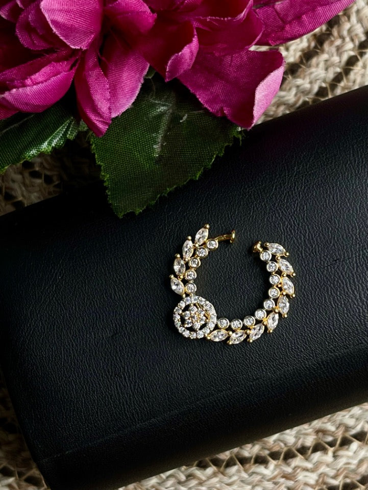 Adhya AD Hoop Nose Pin