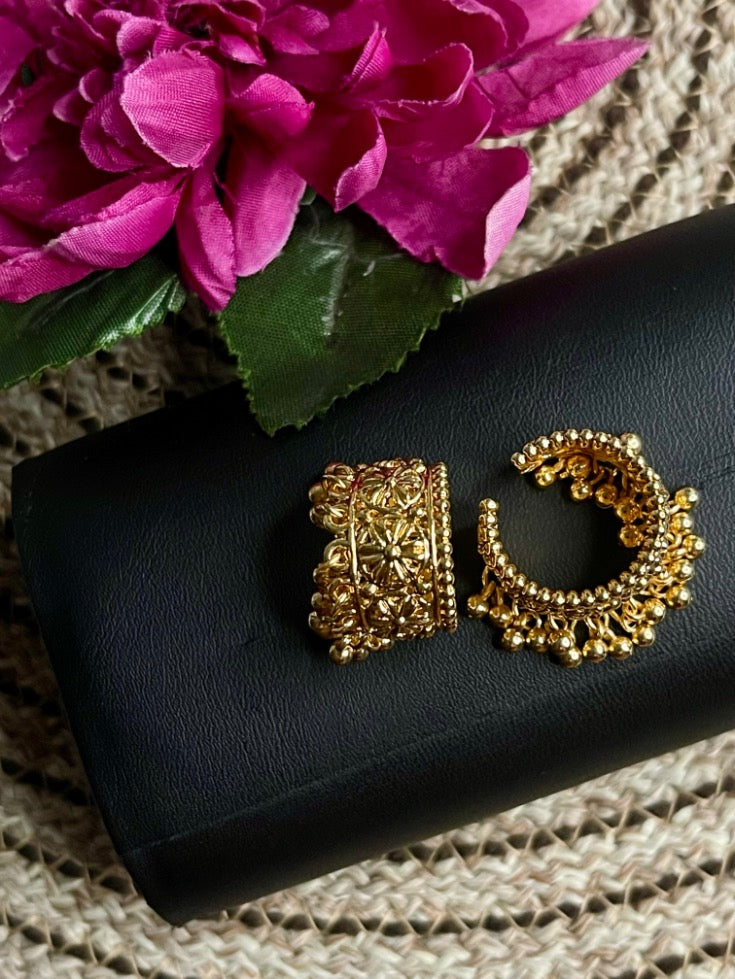 Aadhya Gold mini Bugadi Earrings