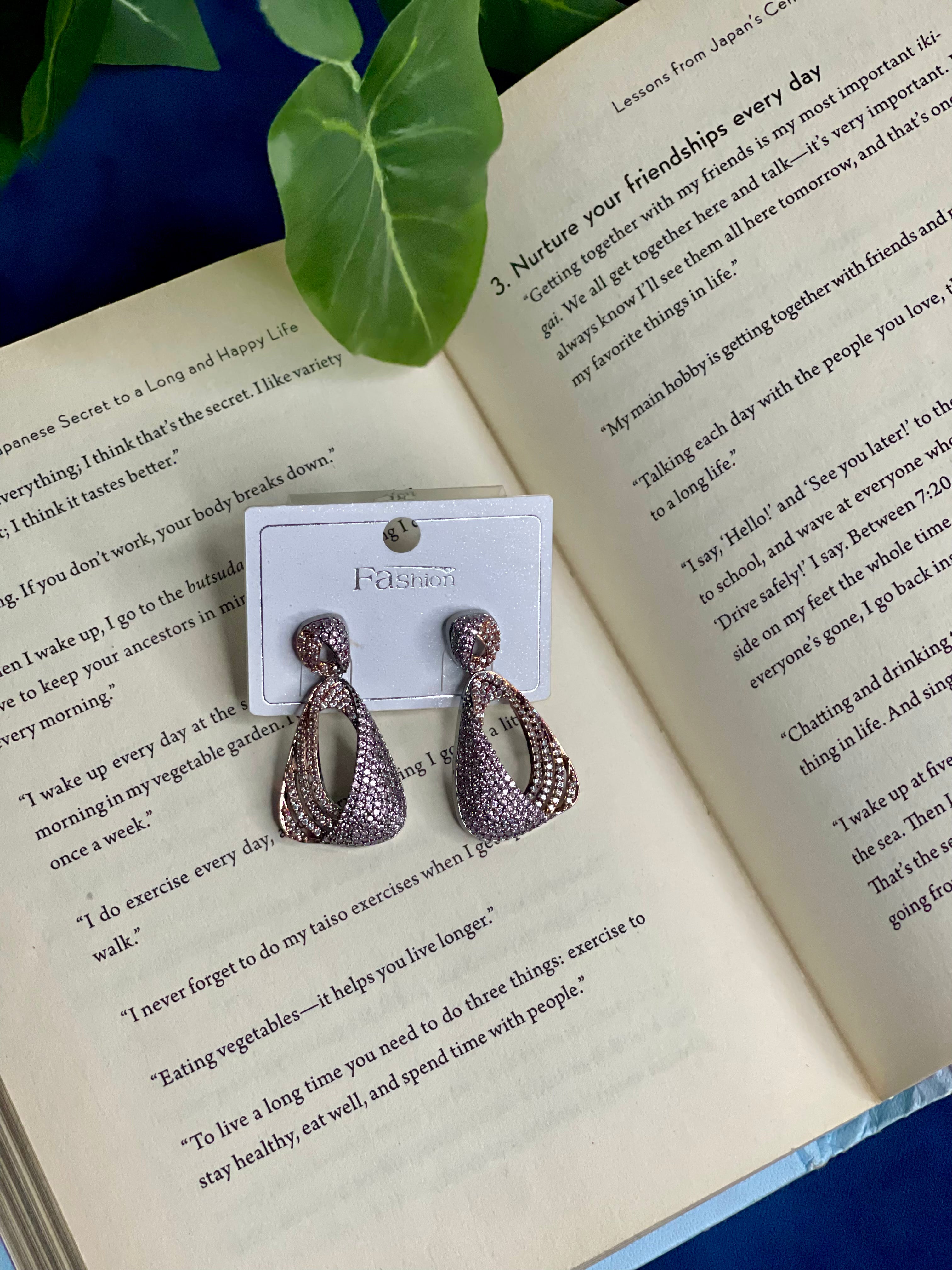 Rosé Mirage Earrings Studs