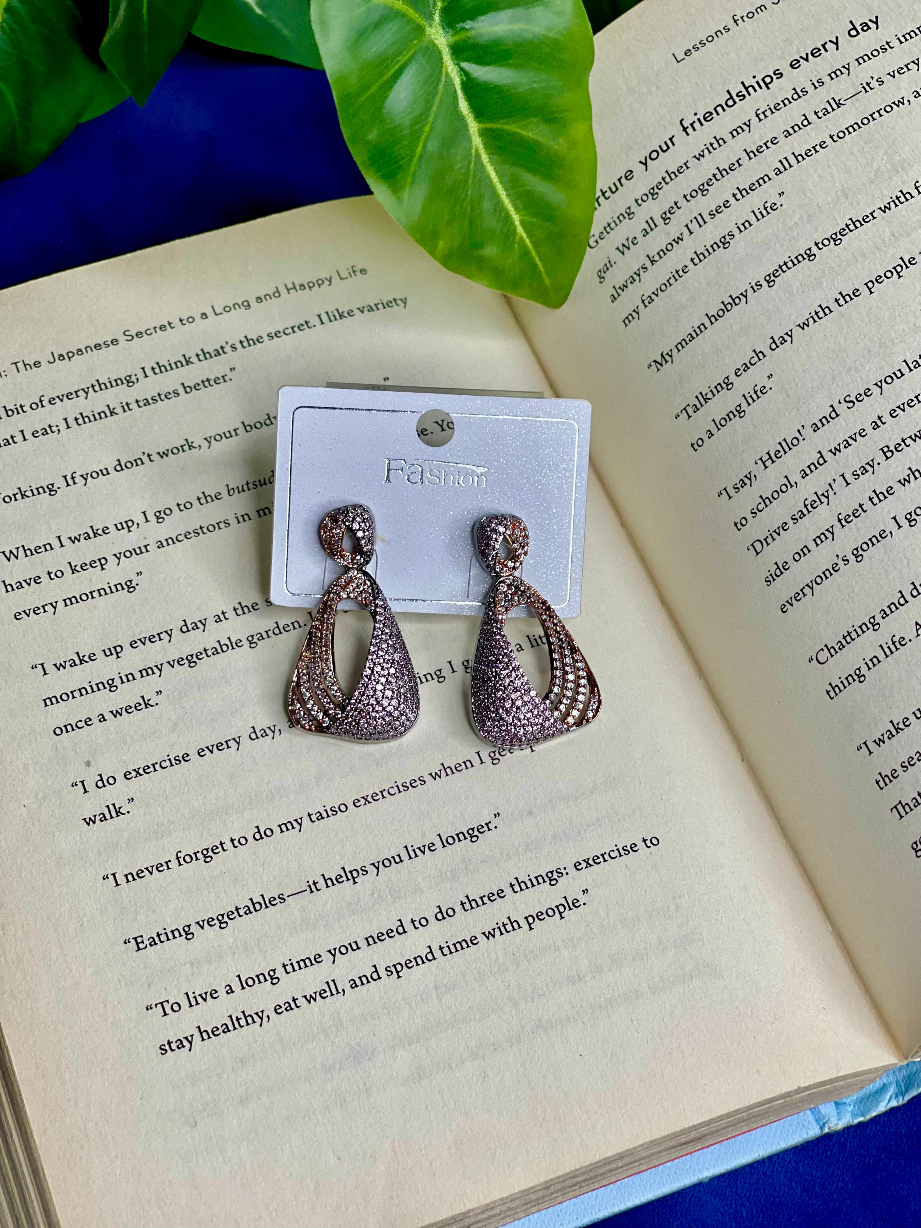 Rosé Mirage Earrings Studs