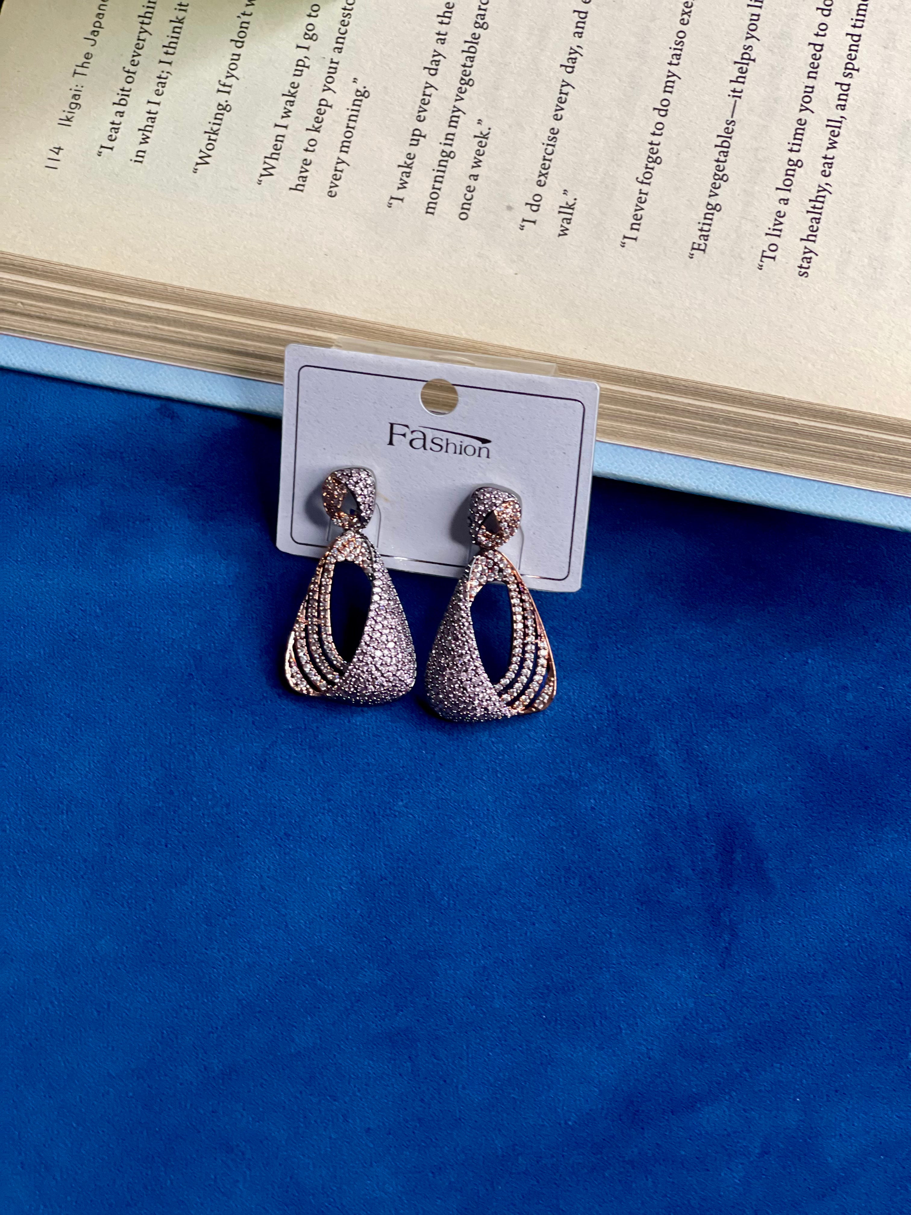 Rosé Mirage Earrings Studs
