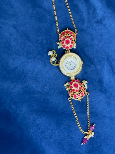 Pink Gulnaar Ethnic Watch