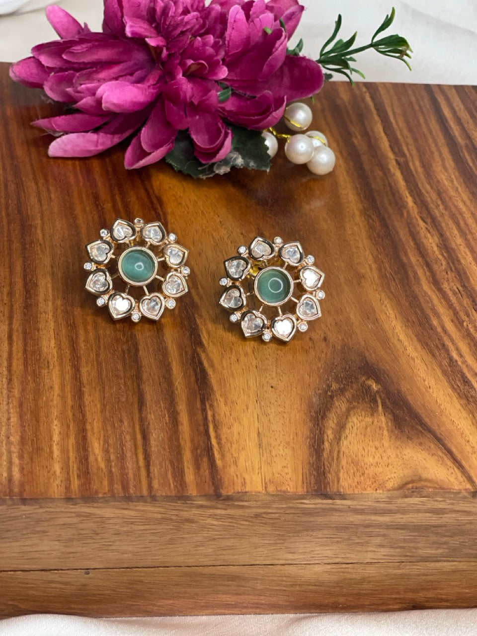 Mint Chandrika Ethnic Studies Earrings