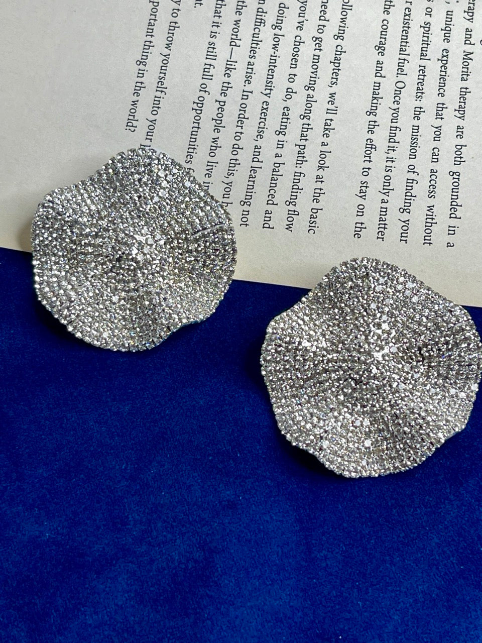 Silver Celestial Sparkle Studs