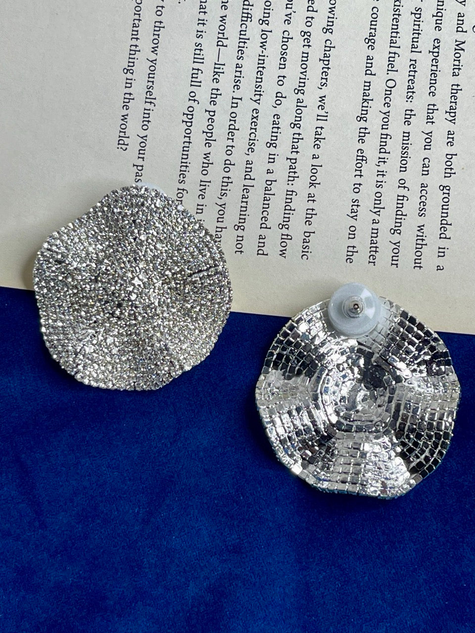 Silver Celestial Sparkle Studs
